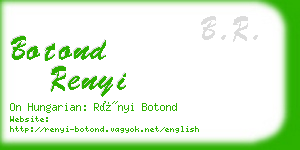 botond renyi business card